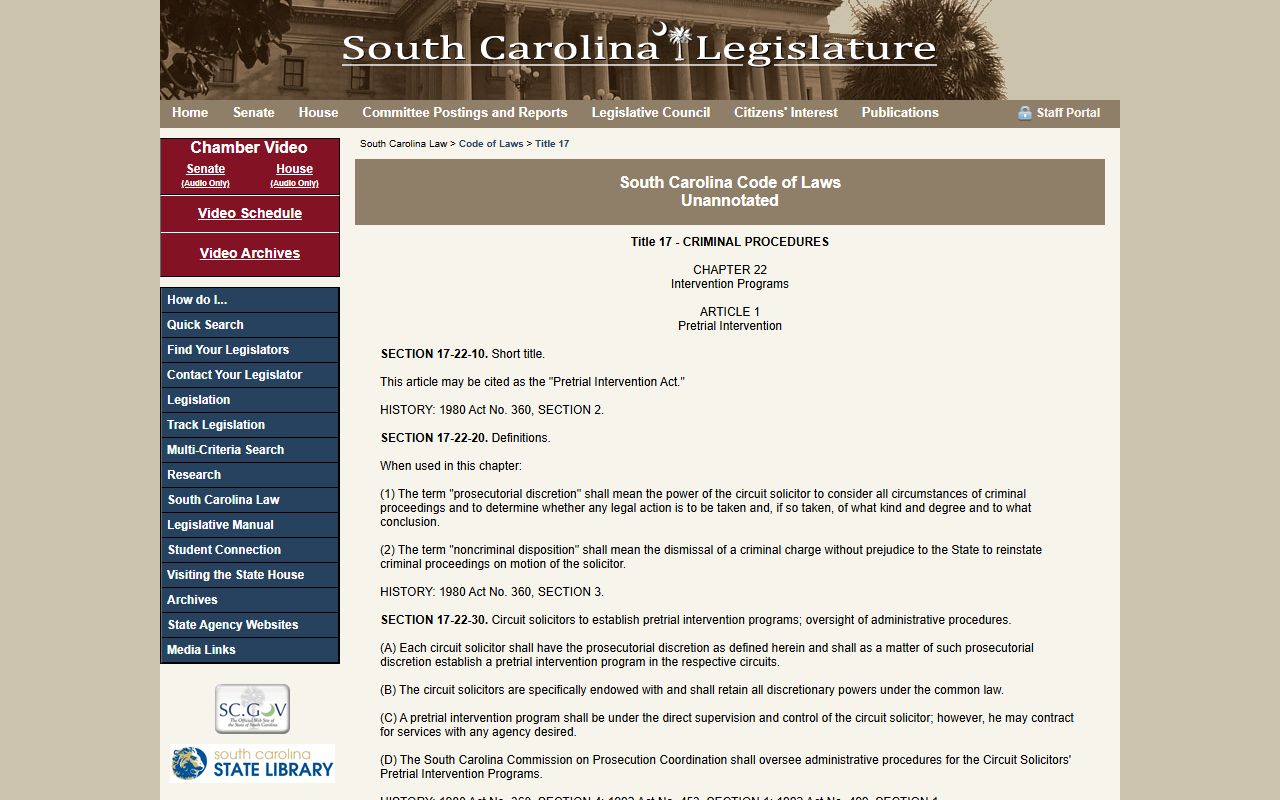 Greenwood County criminal court records expungement statutes