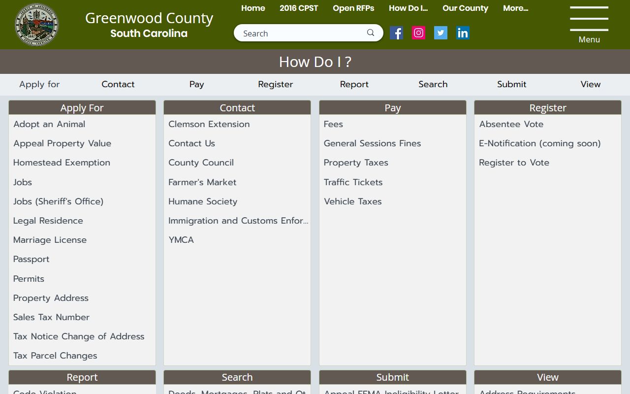 Greenwood County court records How Do I page