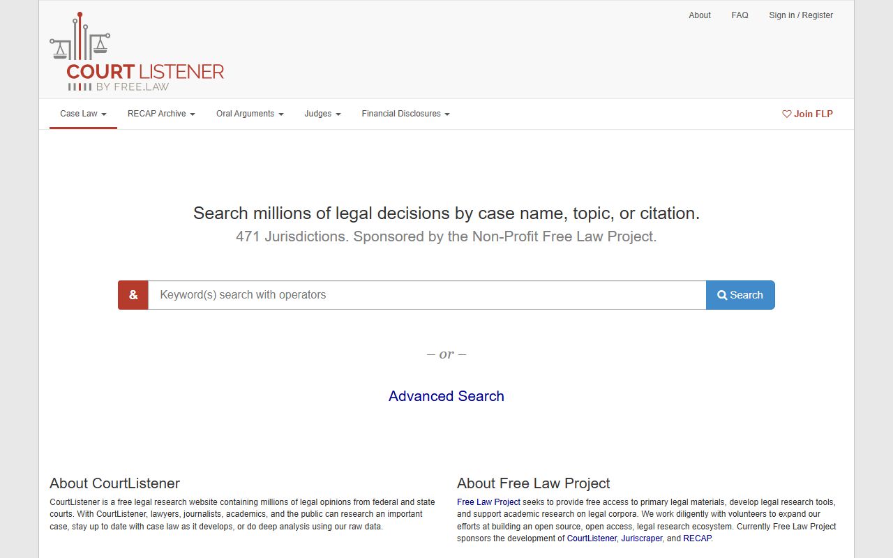 Greenwood County inmate records CourtListener legal search context